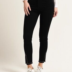 Citizens of Humanity COH Black Studded high rise skinny jeans Women's size 26